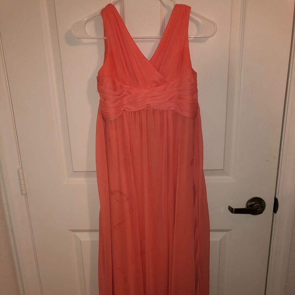 Peach dress